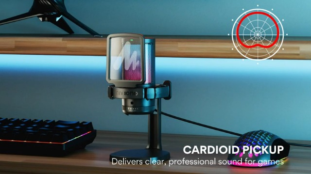 Micro Gaming RGB USB MAONO DGM20 – Antibruit, Sourdine, Contrôle Gain – Streaming & Podcast
