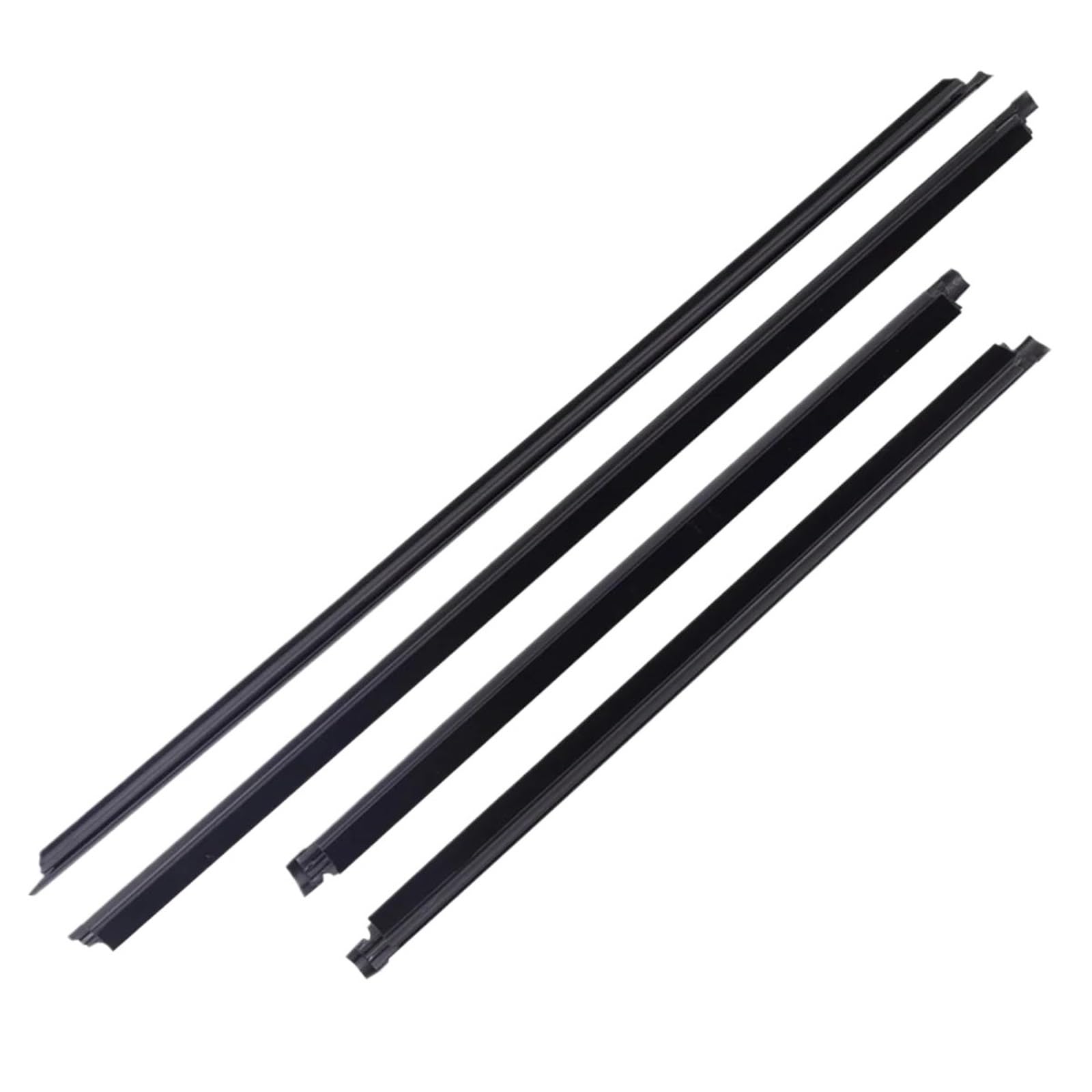 4Pcs Car Window Weatherstrip Black for Hyundai for Click for Getz 2006-2011 82210-1C001 82220-1C001 83210-1C001 83220-1C001 Car Window Seals