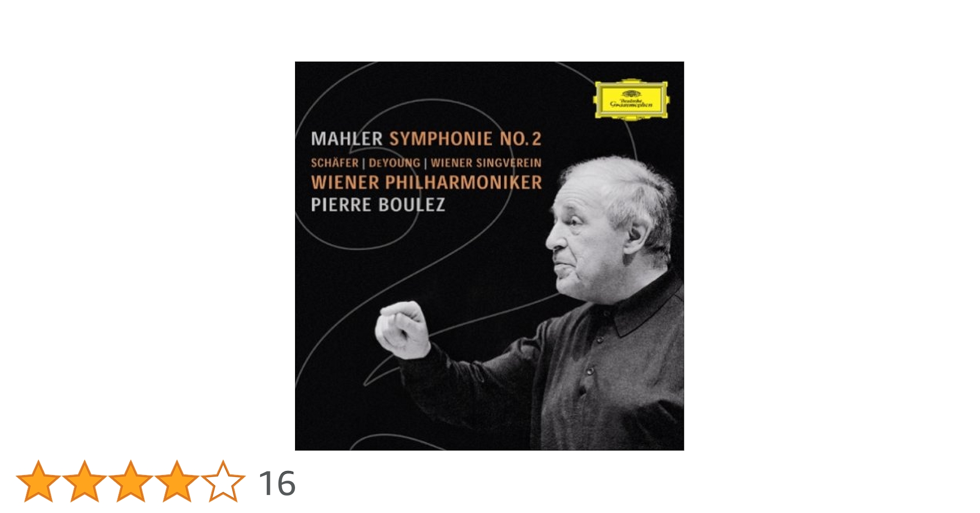 マーラー:交響曲第2番「復活」 ブーレーズ/VPO ウィーン楽友協会cho. 他 マーラー:交響曲第2番「復活」 ブーレーズ/VPO ウィーン楽友協会