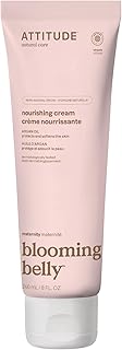 ATTITUDE Pregnancy Nourishing Body Cream, EWG Verified, Dermatologically Tested, Plant and Mineral-Based, Vegan Maternity Products, Argan Oil, 8 Fl Oz