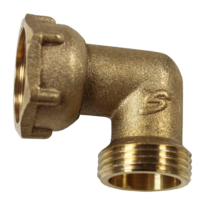 Raccord laiton à visser - Lot de 10 Coudes mâle 3/4" (20/27) femelle écrou prisonnier 3/4" (20/27) -