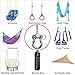 SELEWARE Set of 2 Permanent Antirust 304 Stainless Steel Screw Bracket Heavy Duty 180° Swing Hangers, 1800LB Capacity Playground Yoga Hammock Rope Tire Web Chair Sandbag Punching Bag Porch Swing Sets