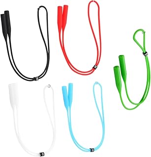 Hoement Glasses Holder 5pcs Silicone Glasses Strap Kid Glasses Strap Kids Presents Eyewear Retainer Stained Glass Outdoor Decor Lentes De Sol Para NiÃ±os Bandanas Holder Child Bold