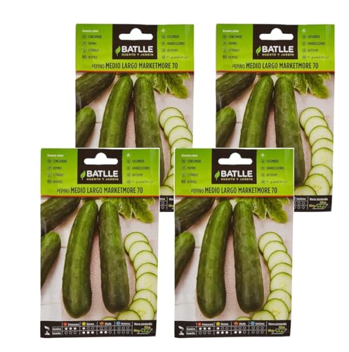 Semillas de pepino marketmore de Semillas Batlle PACK (4)