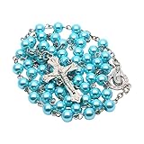 Adecuado para: para aquellos que aprecian la belleza y el simbolismo de las cuentas y cruces de oración, este producto es cristiano de todas las edades.