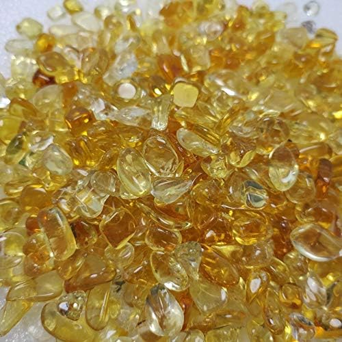 1kg Natural Brazilian Citrine Crystal and Stone Gravel Topaz Quartz Fish Tank Garden Decor Crystals and Stones