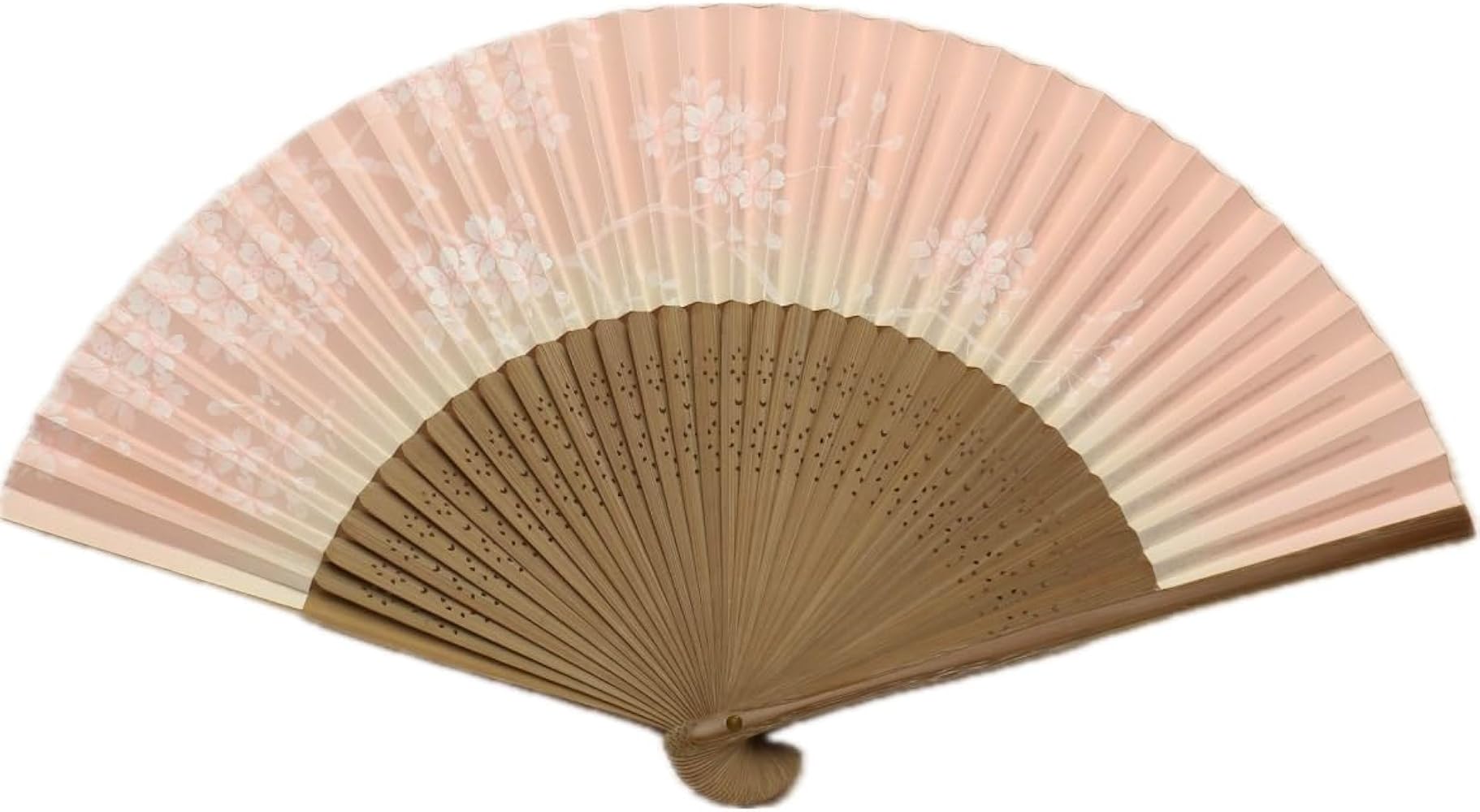 Amazon | 京扇子 さくら(ピンク) 京都 扇子 レディース 女性用 日本製