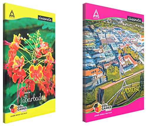 Image of Classmate Long Book - Unruled, 160 Pages, 314 mm x 194 mm - Pack Of 3 Long Book - Unruled, 140 Pages, 297 mm x 210 mm - Pack Of 3