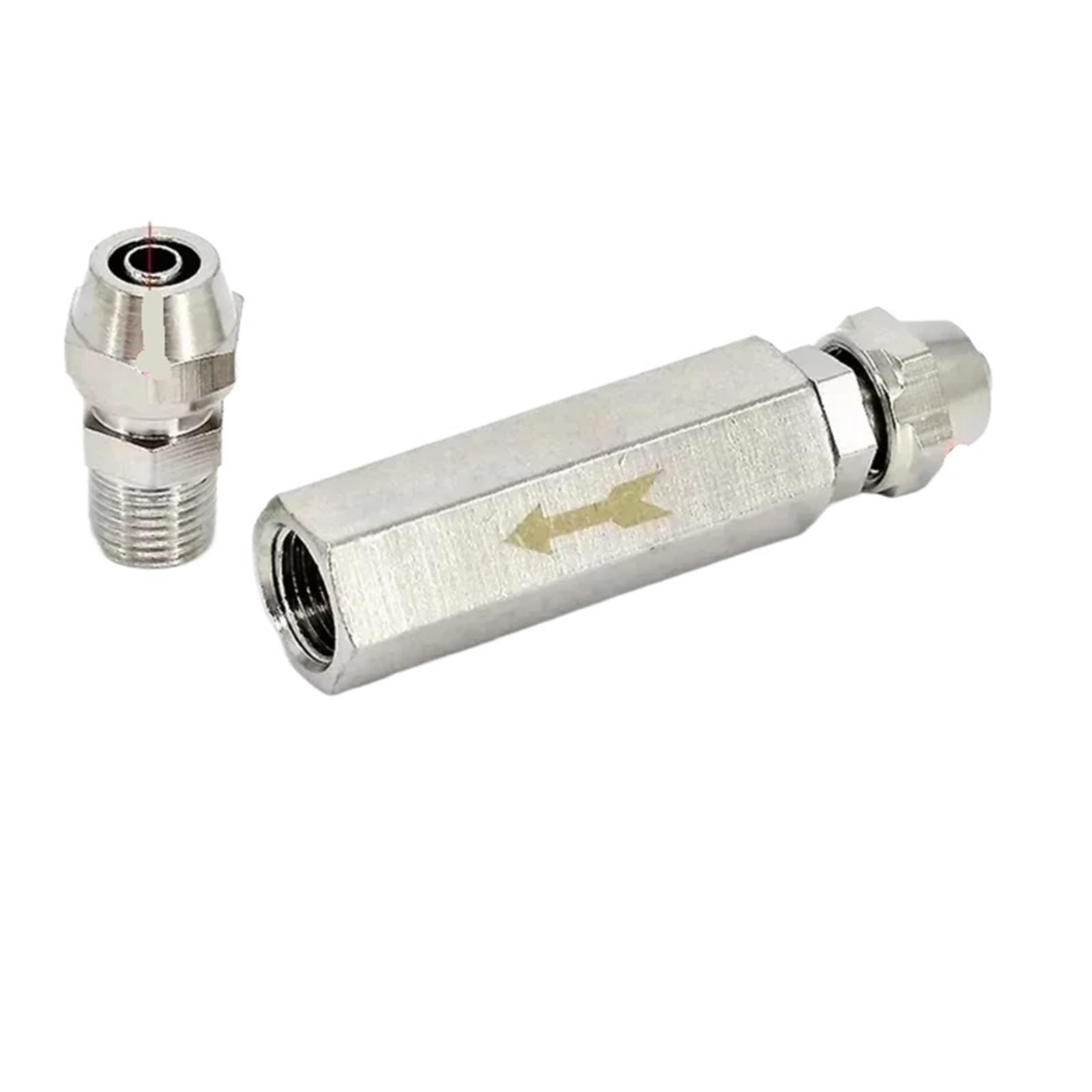 Dkgnyxnplj Cv-01 W Kn6-01 5Pcs Brass Pneumatic Check Valve 1 Way Non-Return Valve(,5 Pcs)