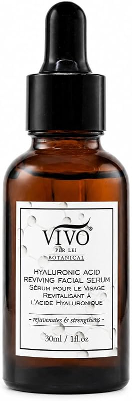 Vivo Per Lei Sérum Facial com Ácido Hialurônico, Vitamina B3 e Aloe, 30 mL