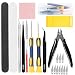 ZITFRI 22 Pcs Outillage Modelisme Outils Maquette Kit de Construction Matériel pour Maquette Accessoire pour Gundam Fixation Réparation