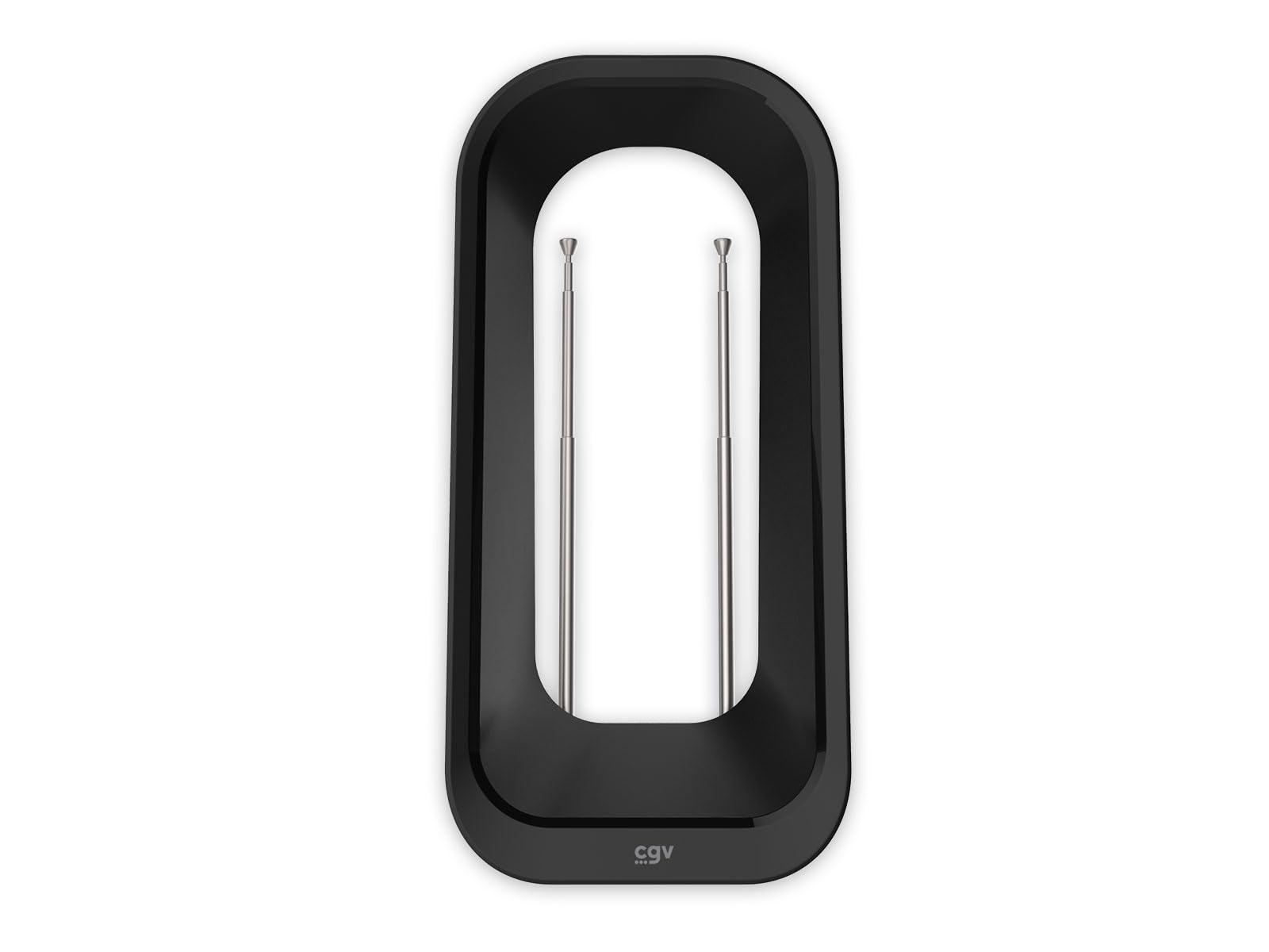 Antenna TV da interni amplificata CGV AN-Rise - Ricezione VHF/UHF - Alimentazione di rete - Compatibile con DTT