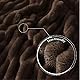 Exclusivo Mezcla Kuscheldecke Flauschig Fleecedecke Flanell Decke, Leichte und Warme Wohndecke Tagesdecke für Ganzjahreszeit, 220 x 240 cm Braun