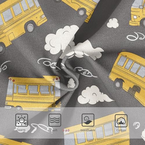 Yellow School Bus Girls' Underwear Cotton Girls Briefs Soft Toddler Underwear 2T3