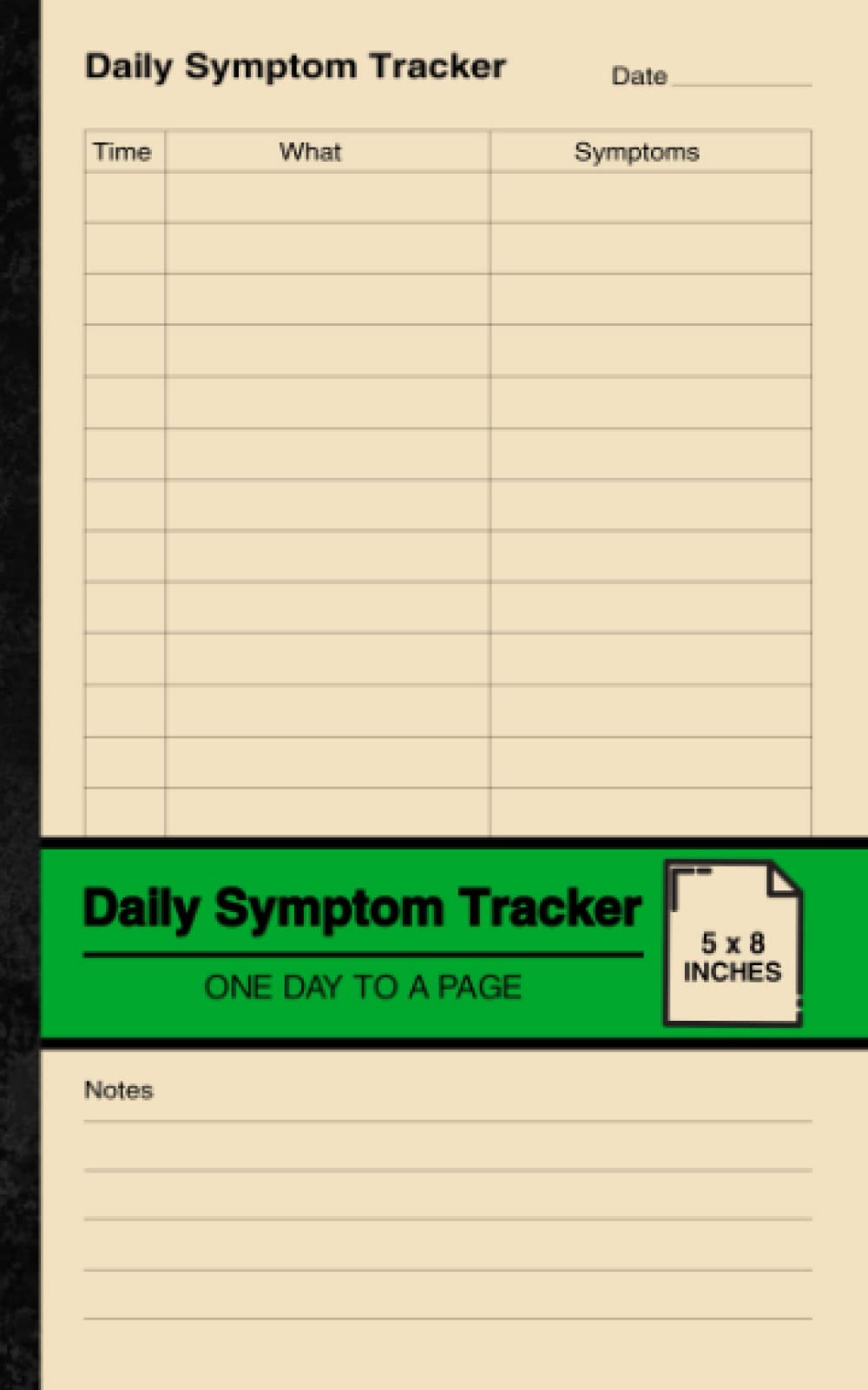 Daily Symptom Tracker: Simple Symptom Tracker Journal Log Book | Track Your Symptoms | Small