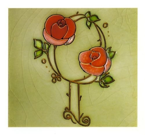 Art Nouveau English Tile Collection - Biglietto di...