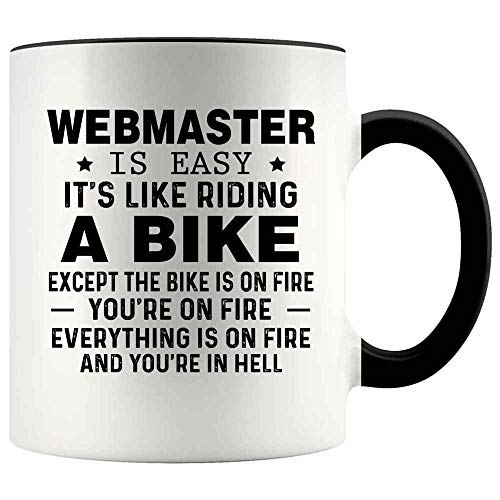Customize mugs Funny Gift For Webmaster 11oz Accent Mug, Congratulation Gift For Men Women Have A New Job