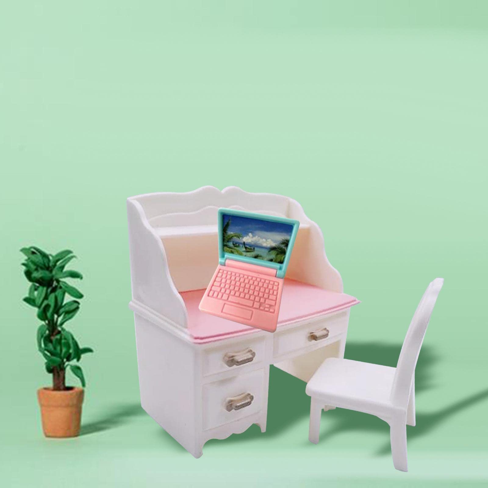 Amazon | Zialofi 1/6 ドールハウス ミニチュア デスクチェア