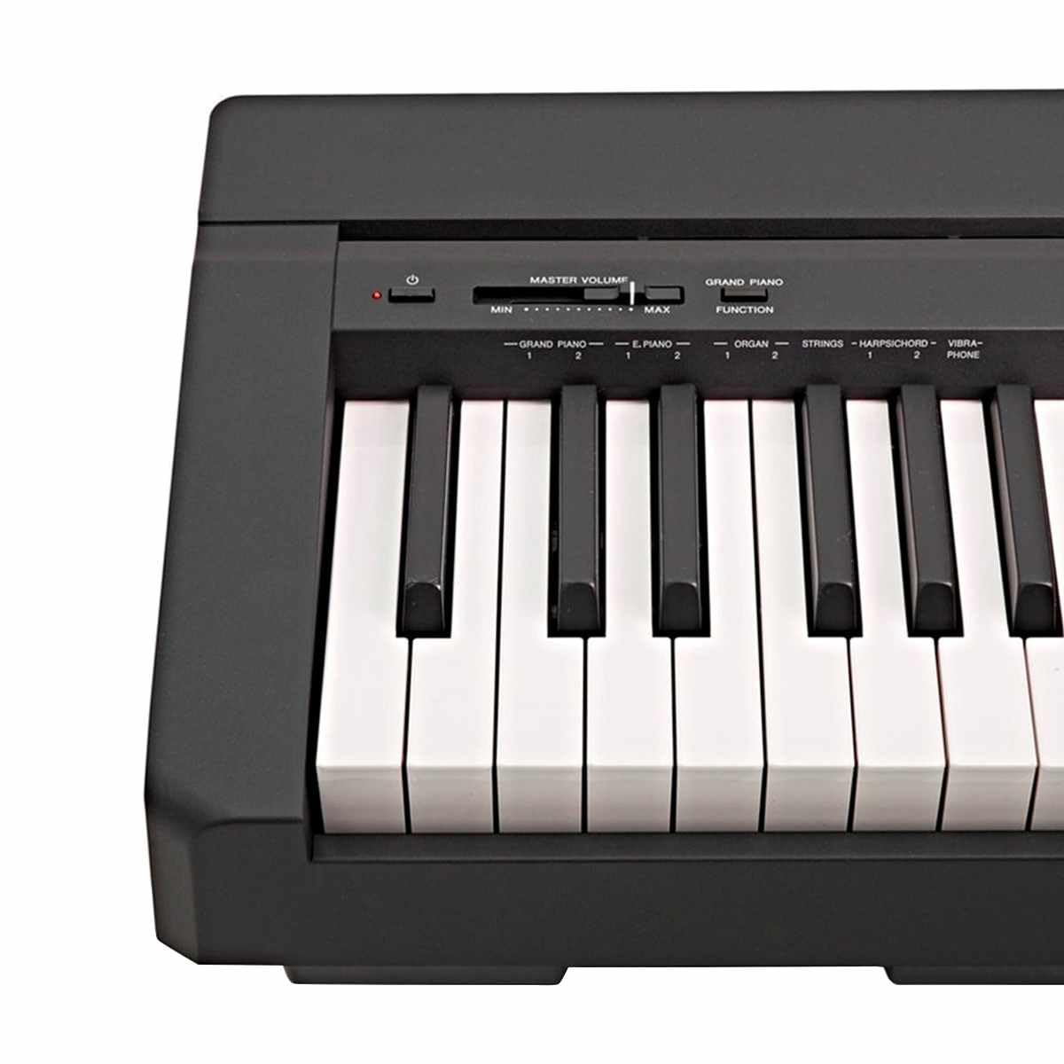 Piano Digital P 45 B Preto 88 Teclas com Fonte Bivolt Yamaha