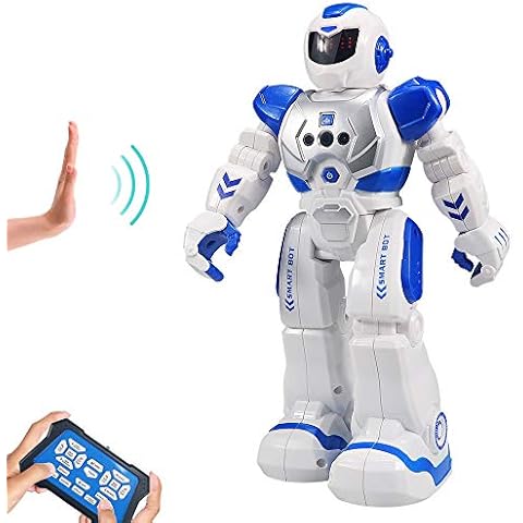 HUSAN Kids Intelligent Dancing Robot with Controller Cover