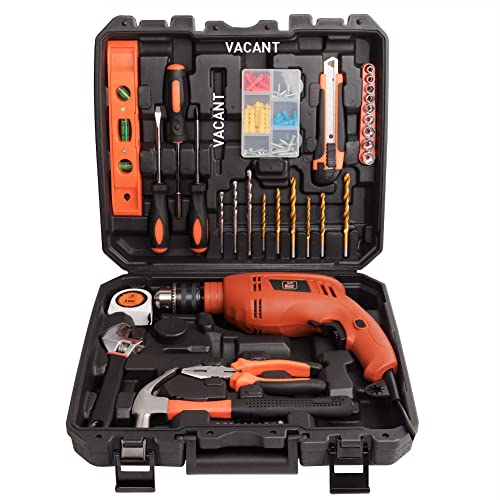 Image of JK Super Drive Professional Tool Kit with 13mm (550Watt) E.Co Heavy duty Impact Drill Machine (98 pcs set)