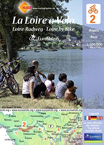 Télécharger La Loire à vélo : Angers-Blois, 1/100 000 Livre eBook France