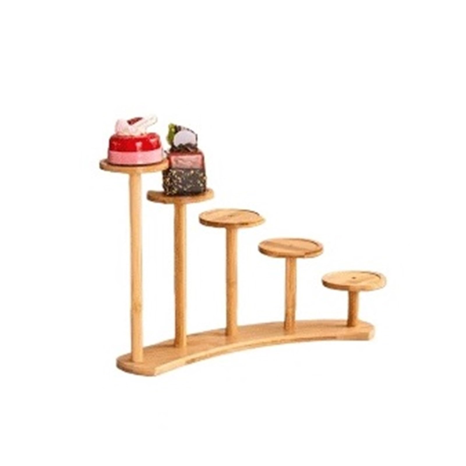 Yinj9562fg Cake display stand Curved Dessert Display Stands, Afternoon Tea Trays, And Cake Stands—perfect For Buffets And Breaks Wedding