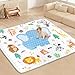 Funsland Krabbelteppich für Baby, 200x180cm Rutschfeste Baby Spielmatte Schadstofffrei, Baumwolle Tier Krabbelmatte Baby Wasserdicht Faltbar mit Höhenlineal, Kinder Spielmatte für Innen/Außen/Zaun Baby,Schwarz günstig Kaufen-Funsland Krabbelteppich für Baby, 200x180cm Rutschfeste Baby Spielmatte Schadstofffrei, Baumwolle Tier Krabbelmatte Baby Wasserdicht Faltbar mit Höhenlineal, Kinder Spielmatte für Innen/Außen/Zaun