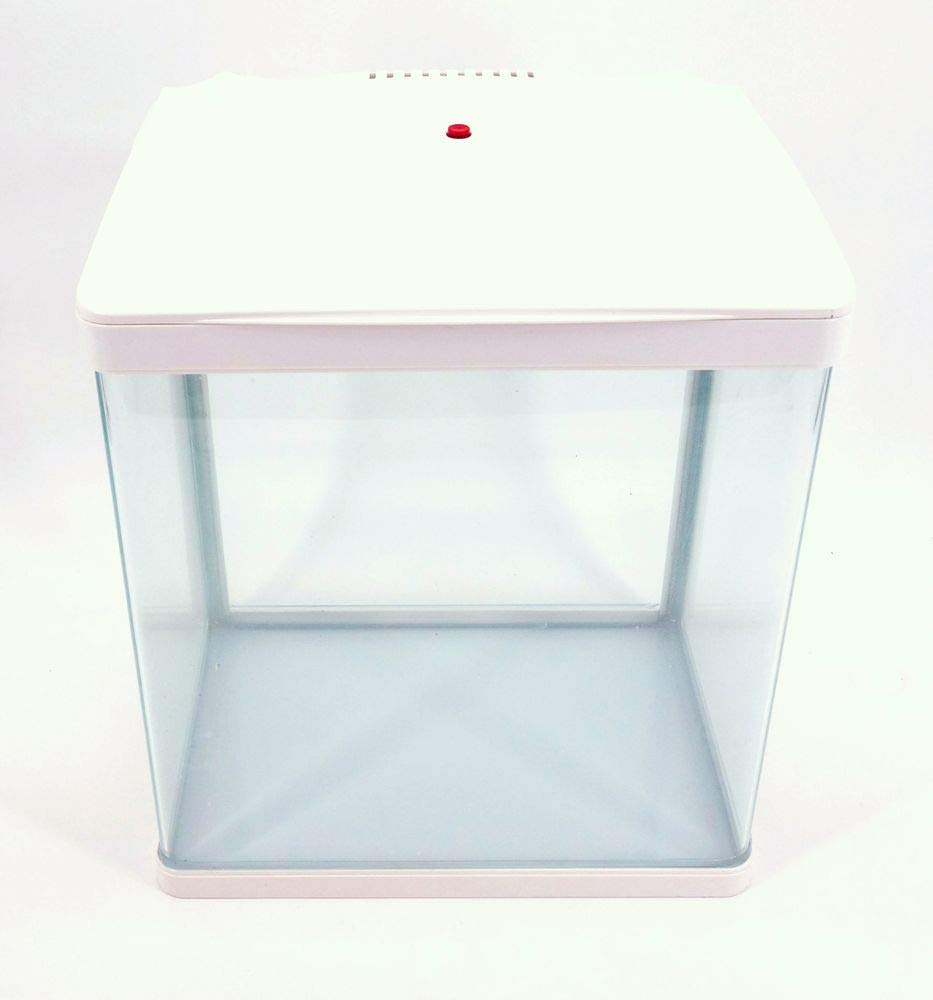 AquaOne HR-300 weiß inklusive Dekoration Nano Aquarium Komplettaquarium Filteranlage Nanoaquarium Set Filter Beleuchtung