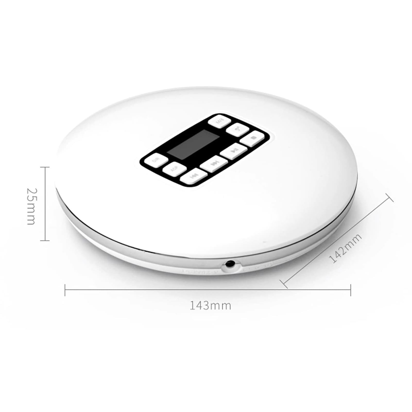 Altoparlante CD Ricaricabile, Lettore CD Portatile Con Porta Da 3,5 Mm E Display LCD, Compatibile Con CD/CD-R/CD-RW/MP3, Effetto Sonoro Eccellente E Antiurto, Per Rilassarsi, Studiare, Regalare