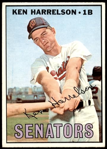 1967 Topps #188 Ken Harrelson Washington Senators (Baseball Card) EX Senators