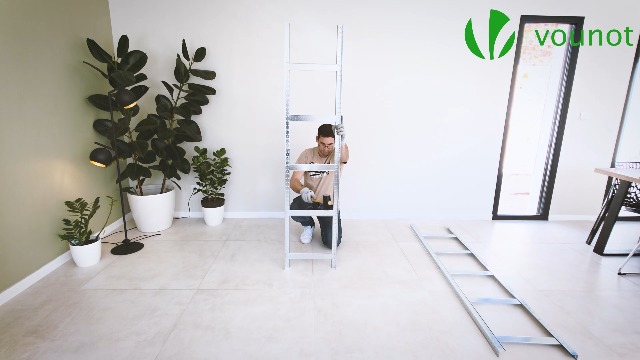 Scaffali Metallici VOUNOT 2 Pezzi - 180x90x40cm, 5 Ripiani, Portata 875kg, Per Garage E Magazzino - Foto 3