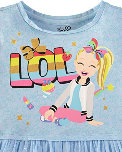Nickelodeon Girls JoJo Siwa Short Sleeve Glitter Tulle Tutu Dress3