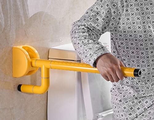 Barre d'appui en acier inoxydable jaune pour une sécurité durable