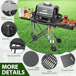 Portable Indoor Grill Table Stand for Ninja Woodfire Outdoor Grill(OG701 OG850 OG951 Series), 51in Large Space, Folding Camping Tailgating Table for Blackstone Griddle/Onni Pizza Oven,2 Wheels Portable Indoor Grill Table Stand for Ninja Woodfire Outdoor GrillOG701 OG850 OG951 Series 51in Large Space Folding Camping Tailgating Table for Blackstone GriddleOnni Pizza Oven2 Wheels