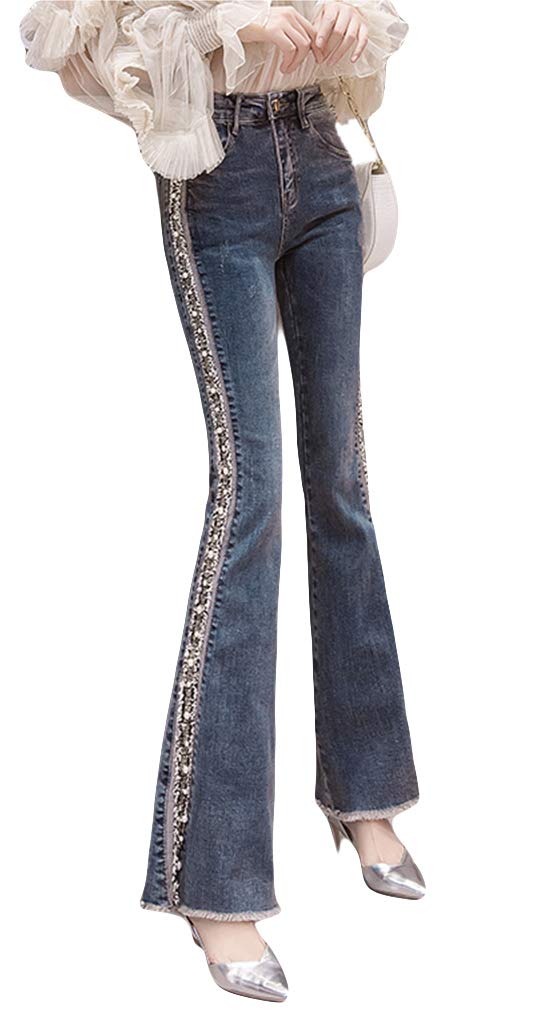 Amazon | [MIKANHX]デニムパンツ レディース スキニー