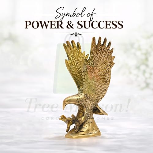 Estatua de Águila Vastu de Latón 5x8x15 cm miniatura 7