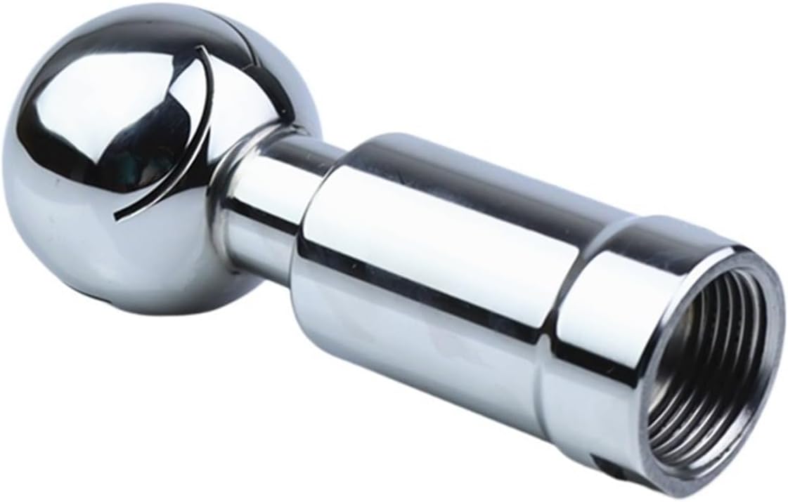 1Pcs 3/8" 304 Stainless Rotary Spray Ball Female Thread CIP Tank Cleaning Head 360 Degree Coverage Wash Fitting