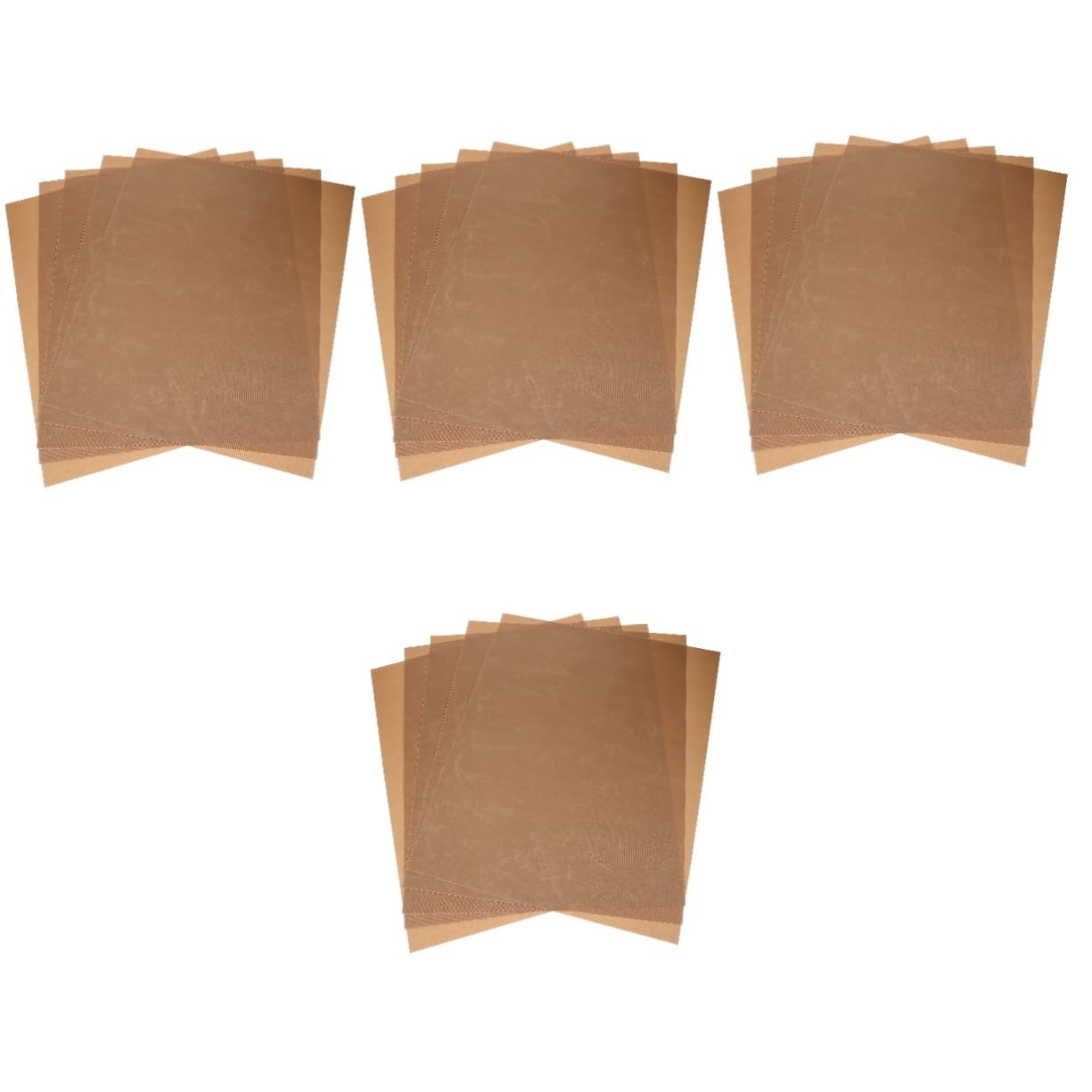 DOITOOL 4 Sätze Wiederverwendbare Polymer Clay Backmatte rutschfeste Knetematte Für DIY Bastelarbeiten Zum Backen Und Gestalten Mit Modelliermasse 4 Stück * 4
