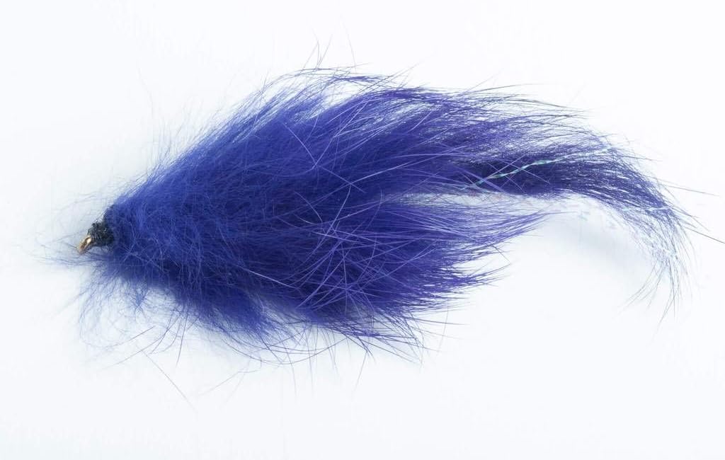 Blue Wing Olive Bunny Leech Streamer Fly, 6 Pack