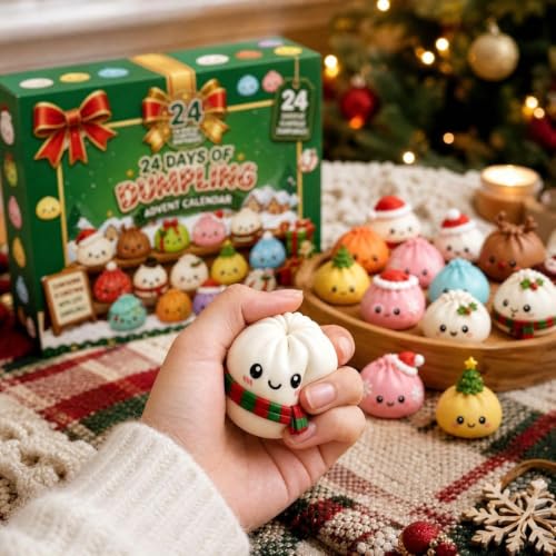 Rkwins Christmas Squishies Advent Calendar Cute 24 Day Countdown Calendar - image 4