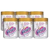 Vanish Oxi Advance - Quitamanchas multibeneficio, blanqueador y potenciador del lavado, para ropa blanca, En Polvo, sin lejía - Megapack 2,4kg (6x400 gr)