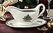 Spode Christmas Tree 9 Oz Gravy Boat & Stand - Festive Stoneware Sauce Boat with Tray for Holiday Gatherings, Serveware for Gravy, Sauces & Syrups - Microwave, Dishwasher & Oven Safe