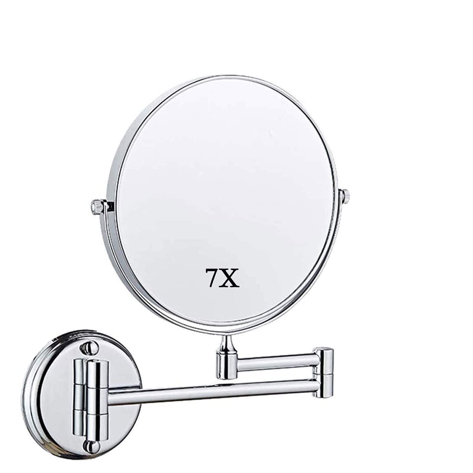 Miroir de maquillage rond résoud les problèmes de vue pour le rasage