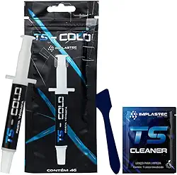 PASTA TÉRMICA TS - COLD 10,5 W/MK SERINGA 4G - IMPLASTEC