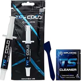 PASTA TÉRMICA TS - COLD 10,5 W/MK SERINGA 4G - IMPLASTEC