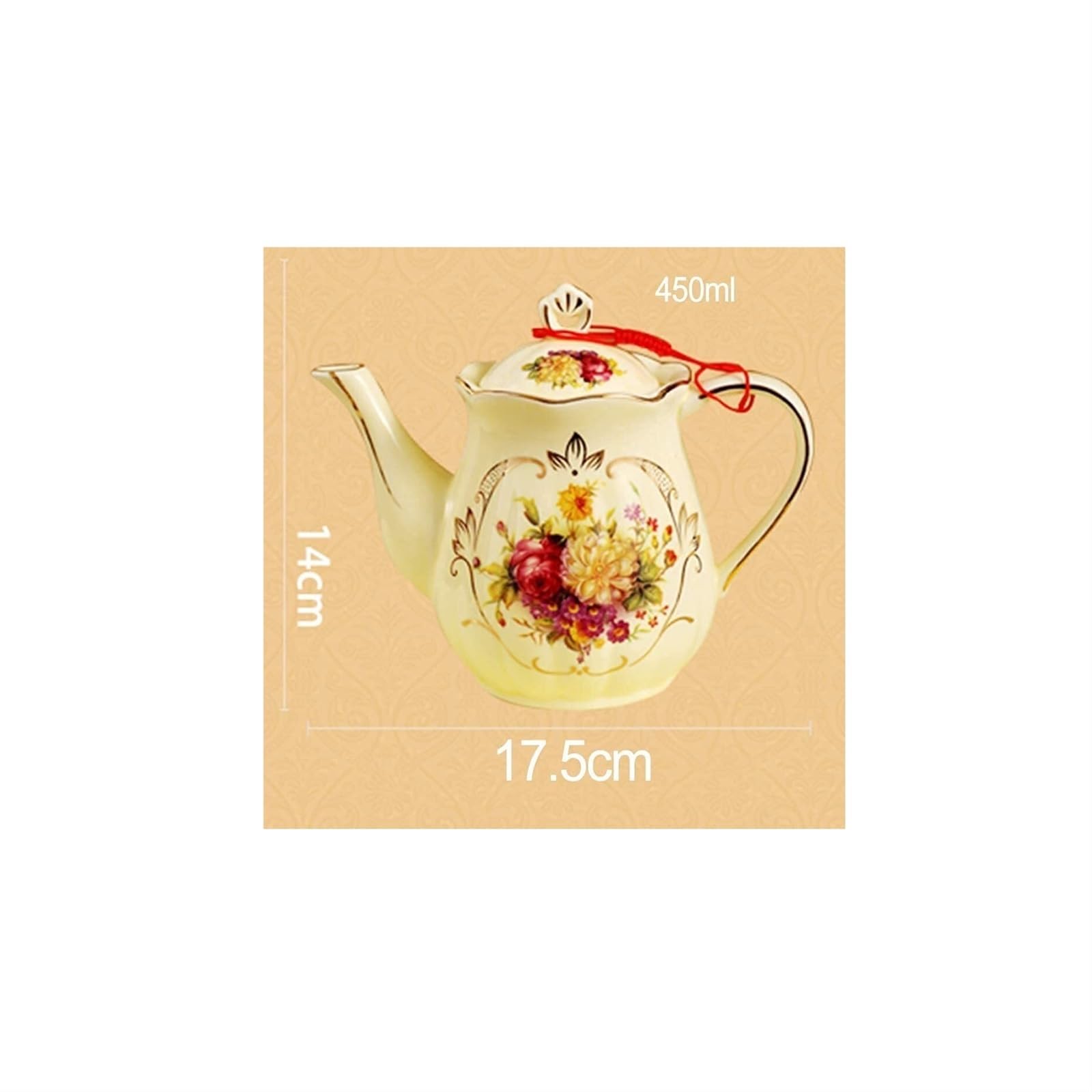 Set Olio e aceto Dispenser for Olio e aceto, oliera for aceto in Ceramica for Bottiglia di Olio, condimento Liquido for Cucina, Bottiglie di Olio Decorative Oliera(Yellow)