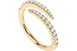 14K Gold Plated Cubic Zirconia Lookalike Solitaire Ring