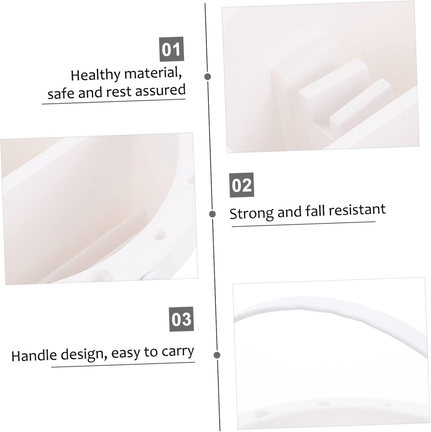 HOMSFOU Portable Artist Brush Washer Bucket Dividers Multifunctional Round Painting Supplies Cleaning Tool for Watercolor and Acrylic Paints for Artists and Painters