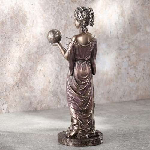Figura Decorativa Urania Diosa Griega 22.9 cm Bronce miniatura 5